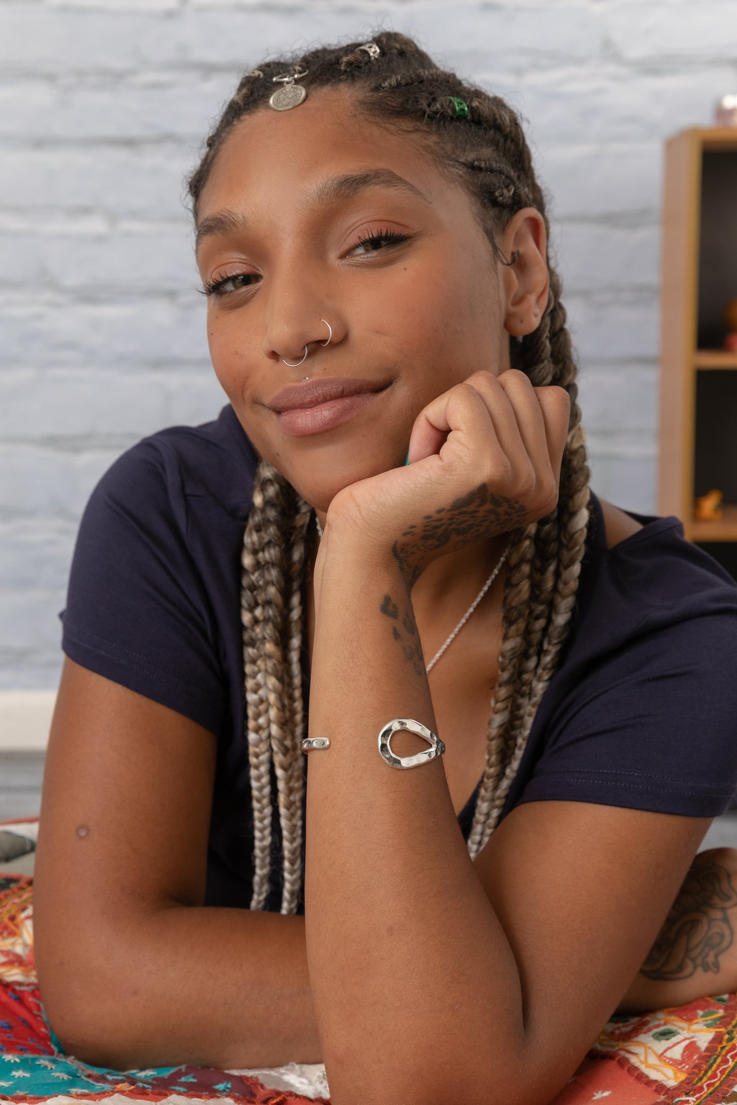 Silver Lining Cuff Bracelet