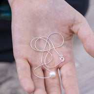Single Gem Bead Necklace