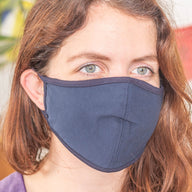 Solid Face Mask With Filter Pocket