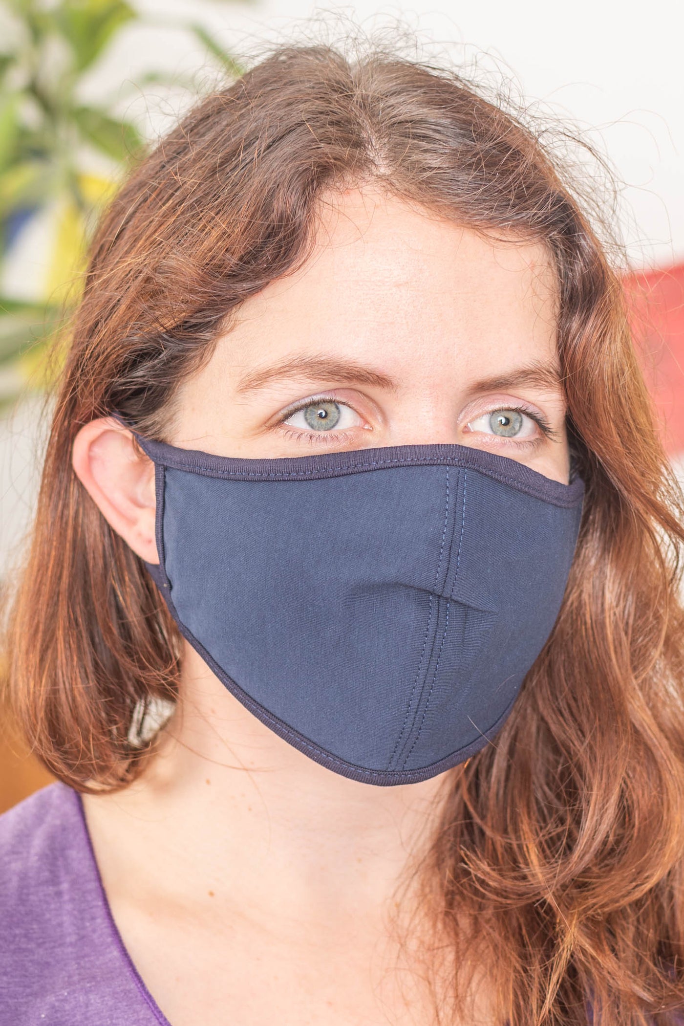 Solid Face Mask With Filter Pocket