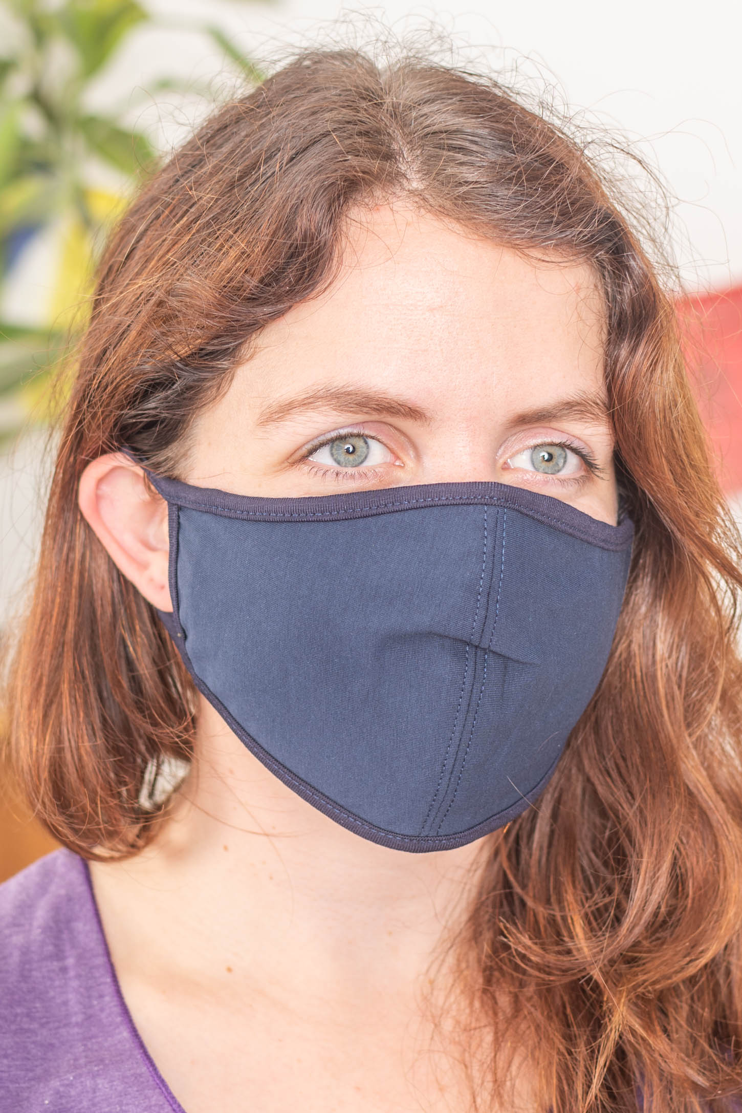 Solid Face Mask With Filter Pocket