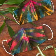 Tie Dye Face Mask with Filter Pocket