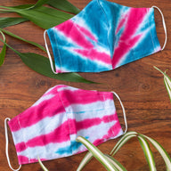 Tie Dye Face Mask with Filter Pocket