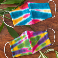 Tie Dye Face Mask with Filter Pocket