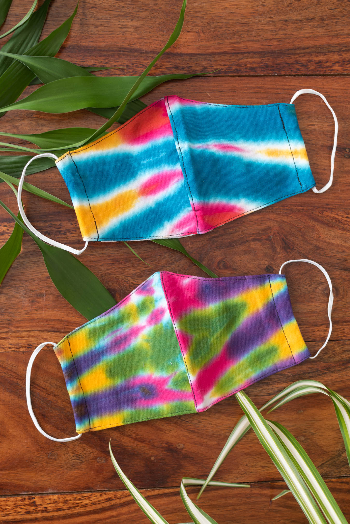 Tie Dye Face Mask with Filter Pocket