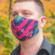 Tie Dye Face Mask with Filter Pocket