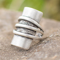Tubular Trio Adjustable Zamak Ring