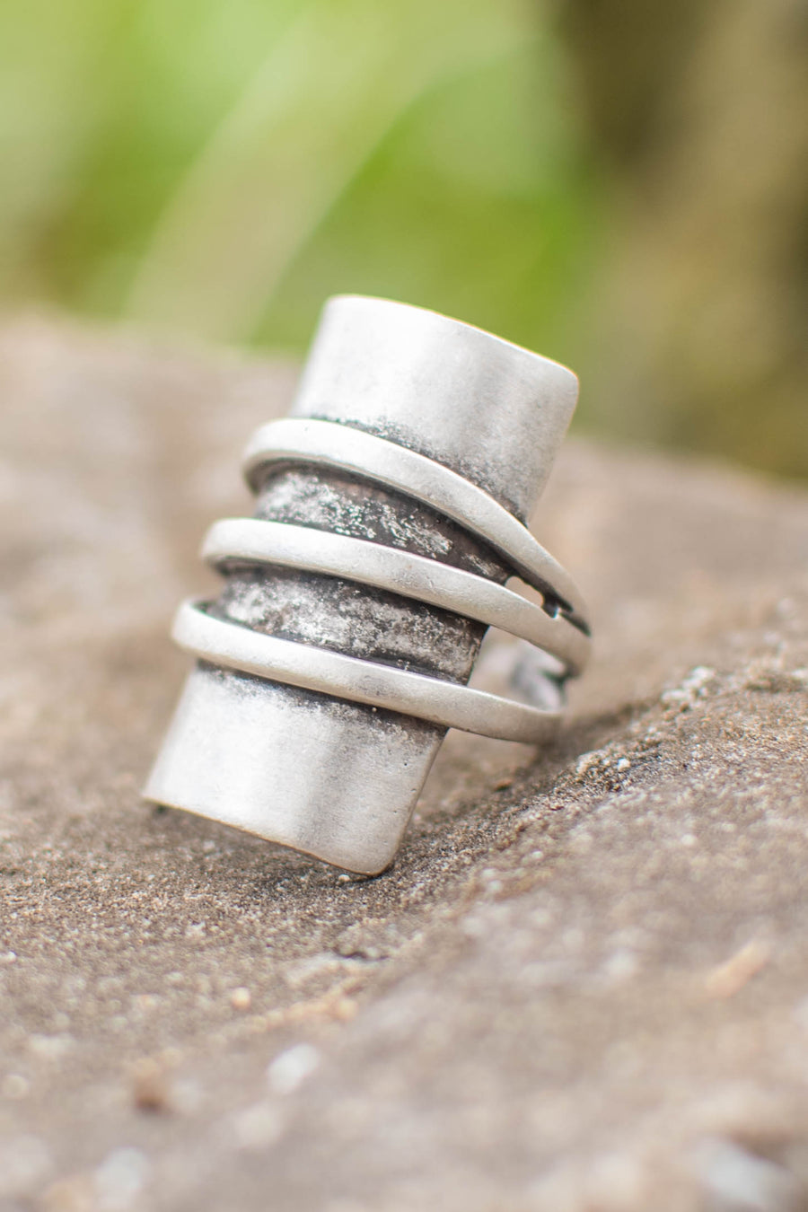 Tubular Trio Adjustable Zamak Ring