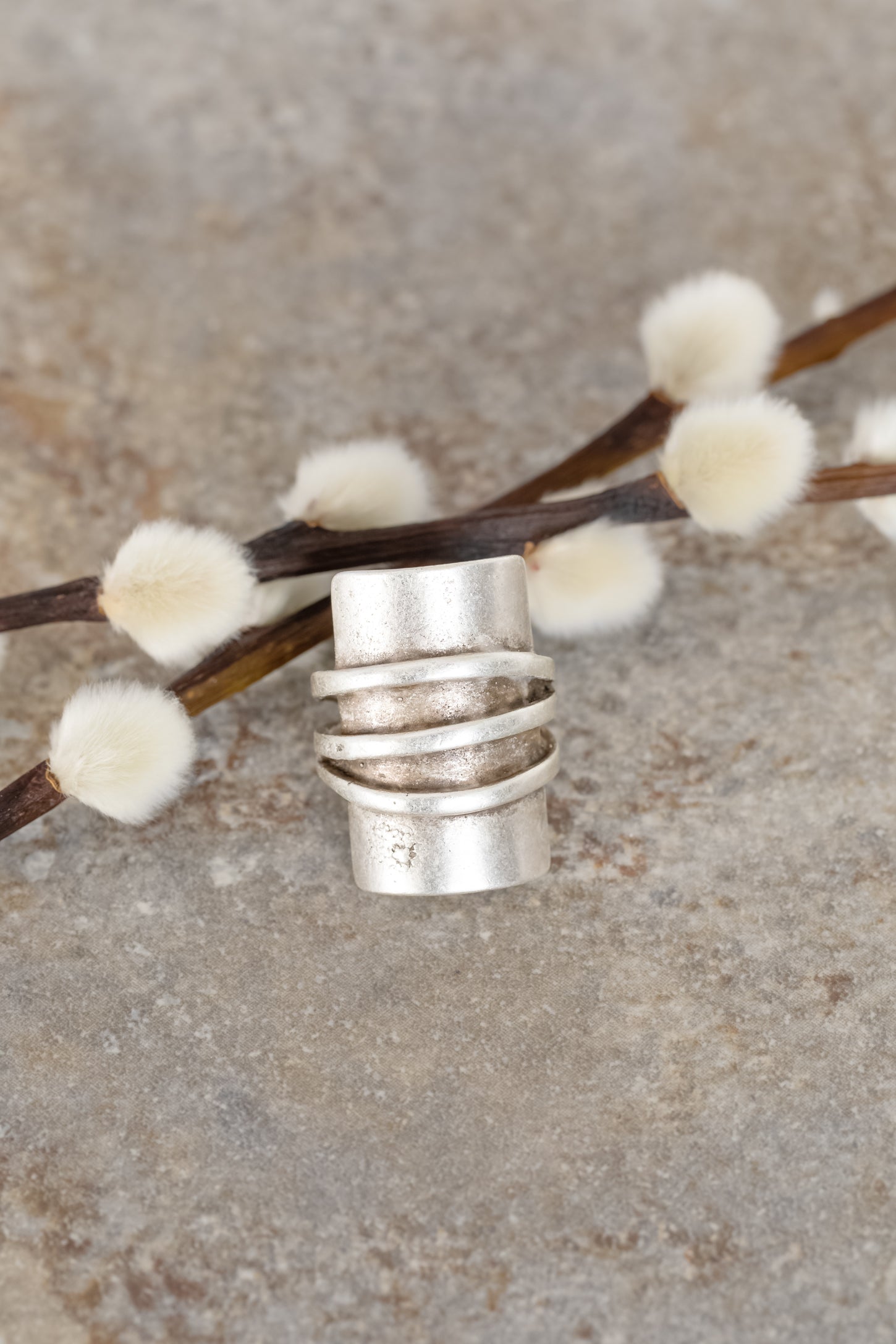 Tubular Trio Adjustable Zamak Ring