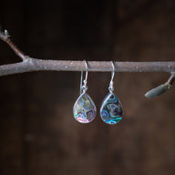 Abalone Teardrop Earrings