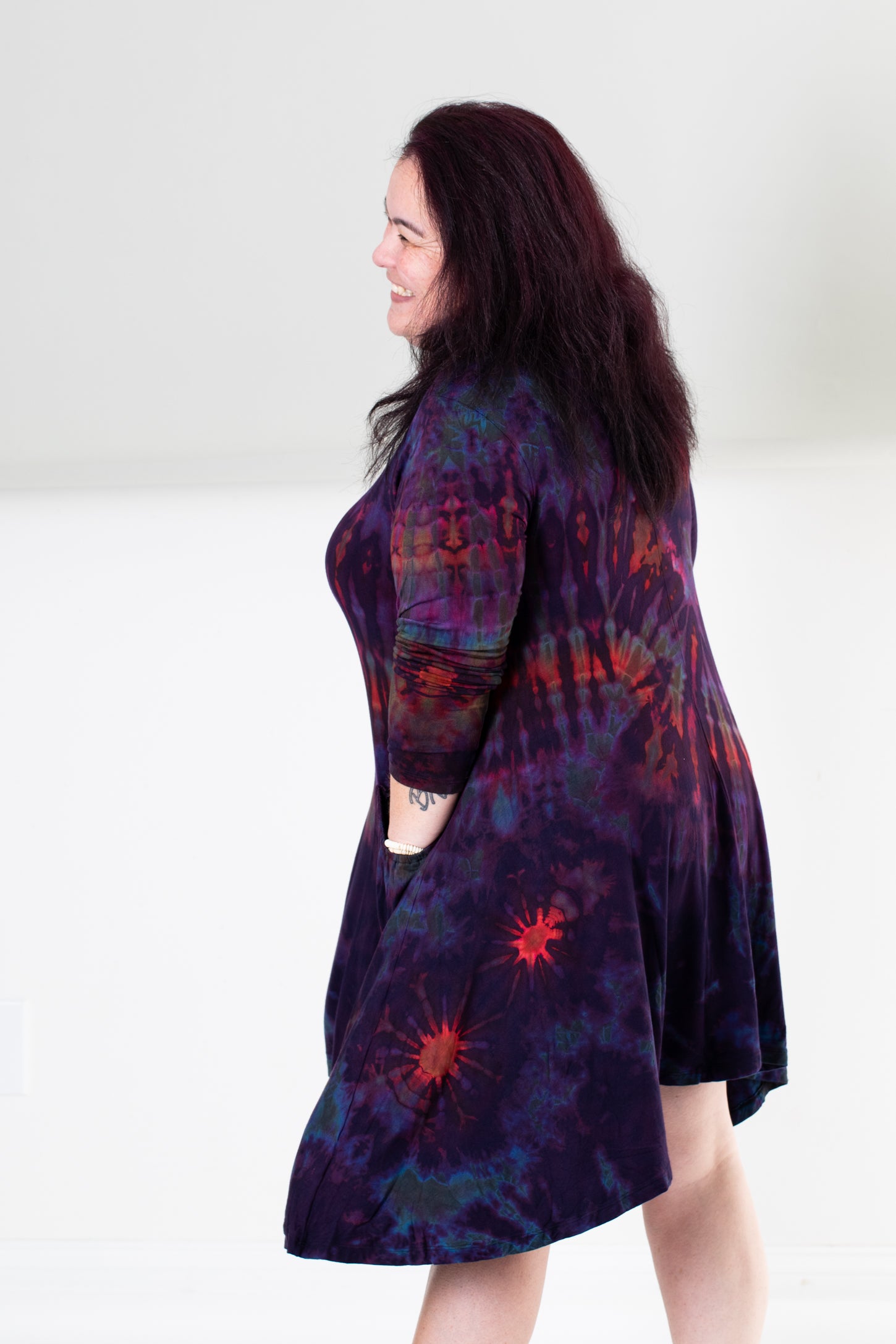Althea Flare Mudmee Tie Dye Dress