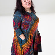 Althea Flare Mudmee Tie Dye Dress