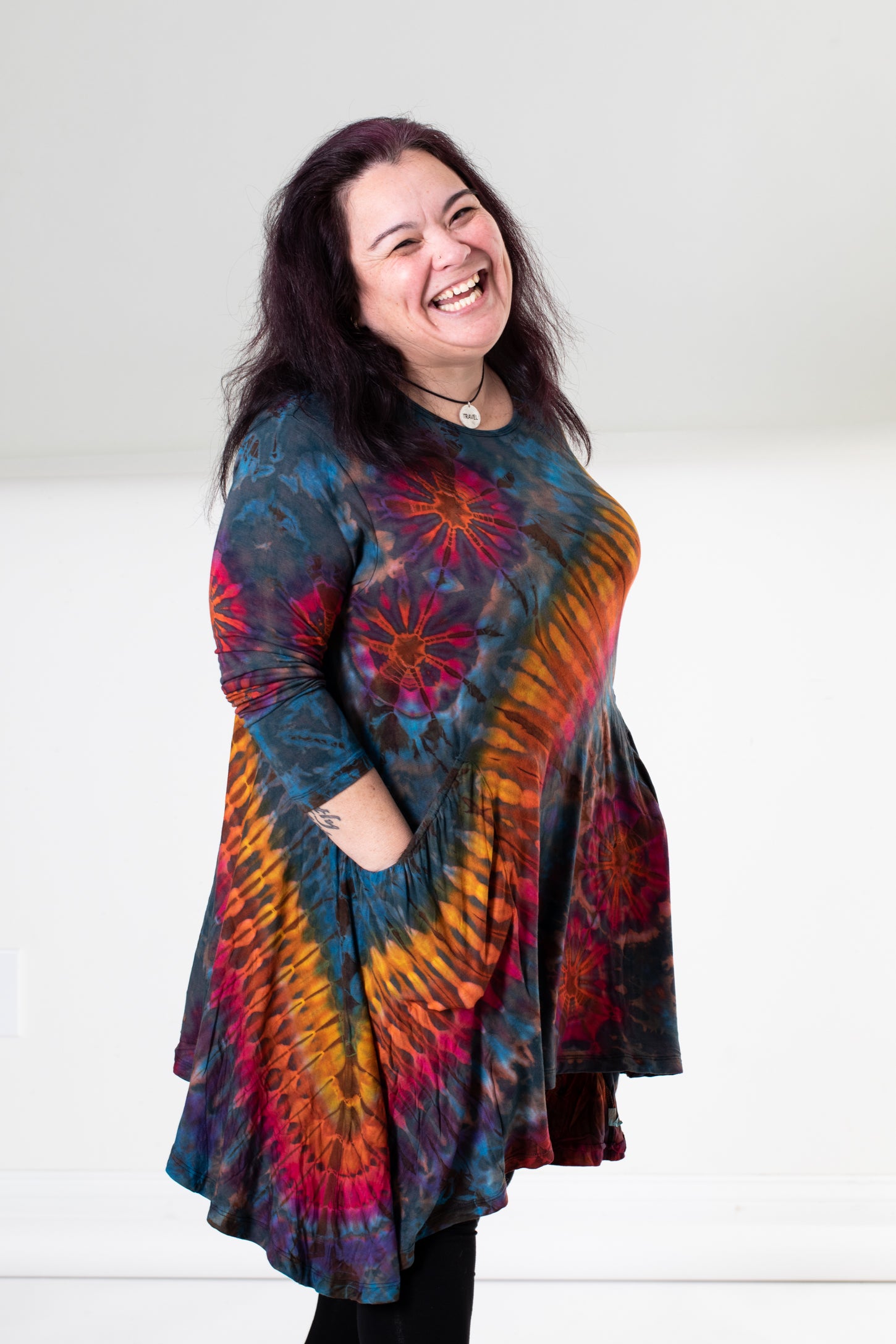Althea Flare Mudmee Tie Dye Dress