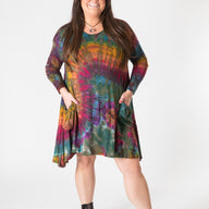 Althea Flare Mudmee Tie Dye Dress