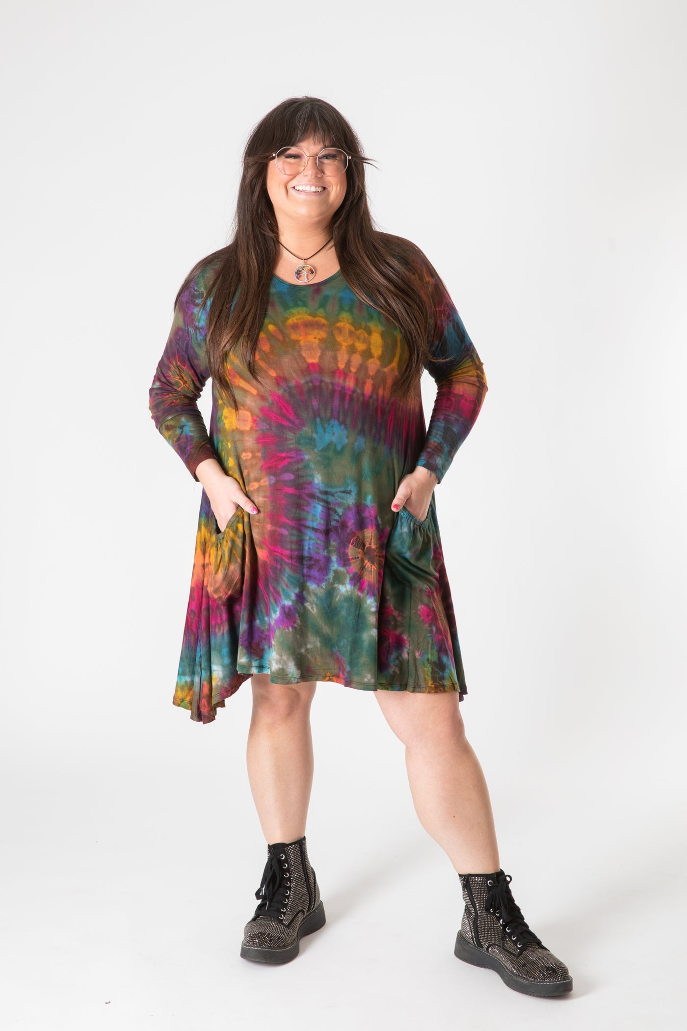 Althea Flare Mudmee Tie Dye Dress