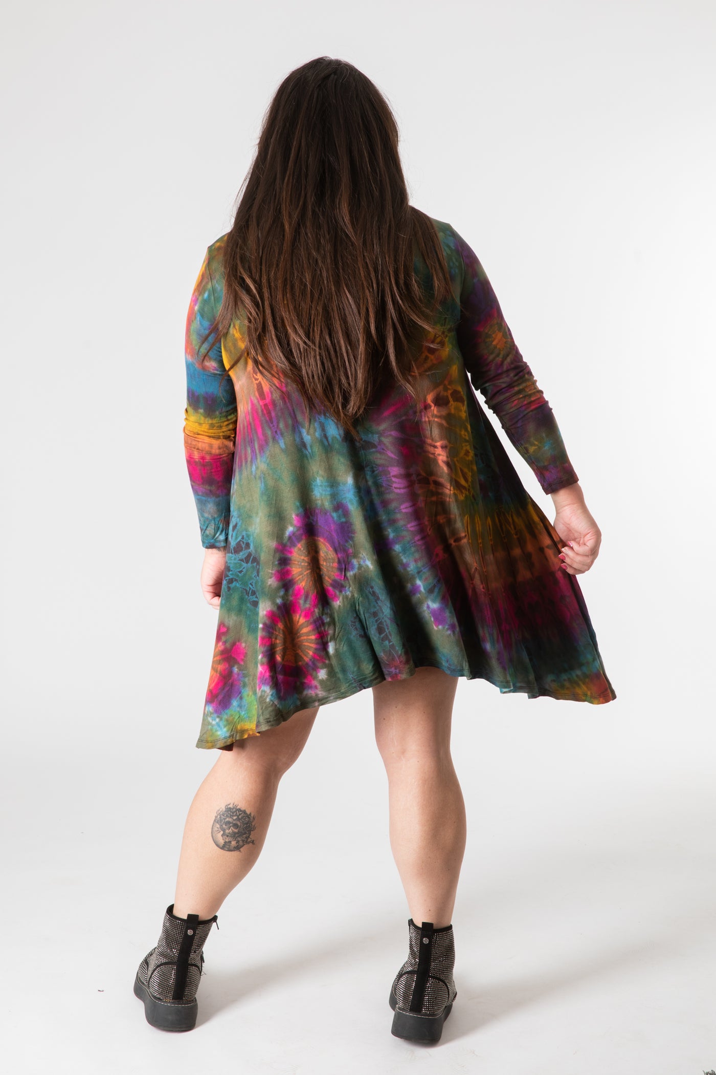 Althea Flare Mudmee Tie Dye Dress