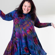 Althea Flare Mudmee Tie Dye Dress