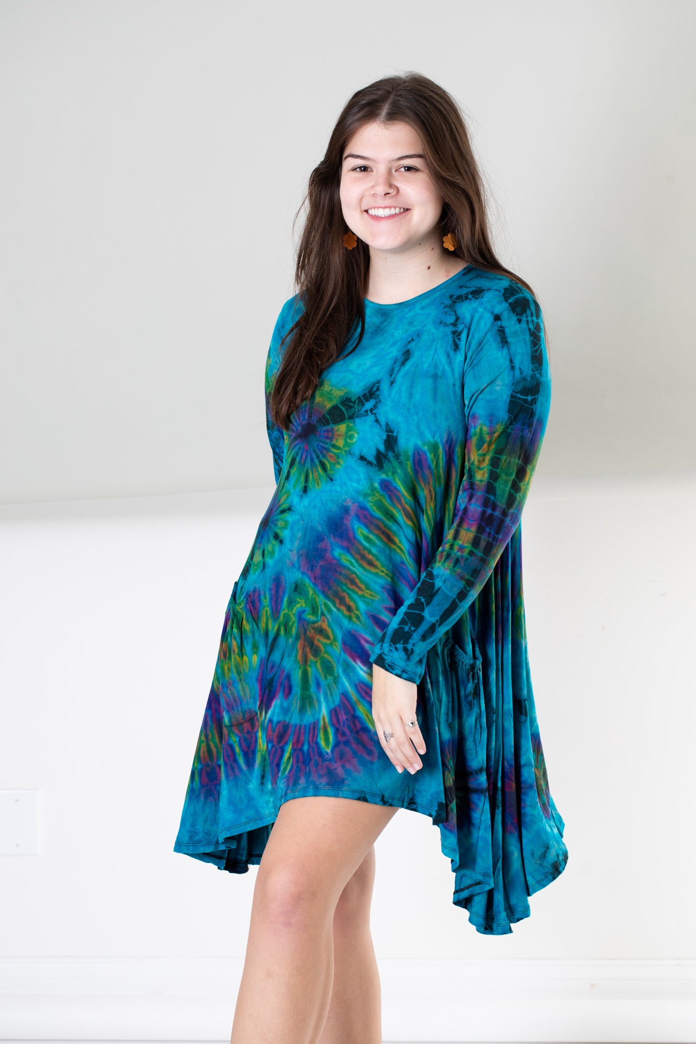 Althea Flare Mudmee Tie Dye Dress