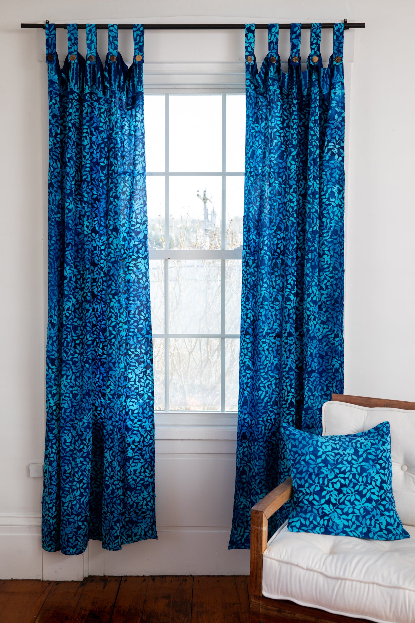 Batik Curtain Panel