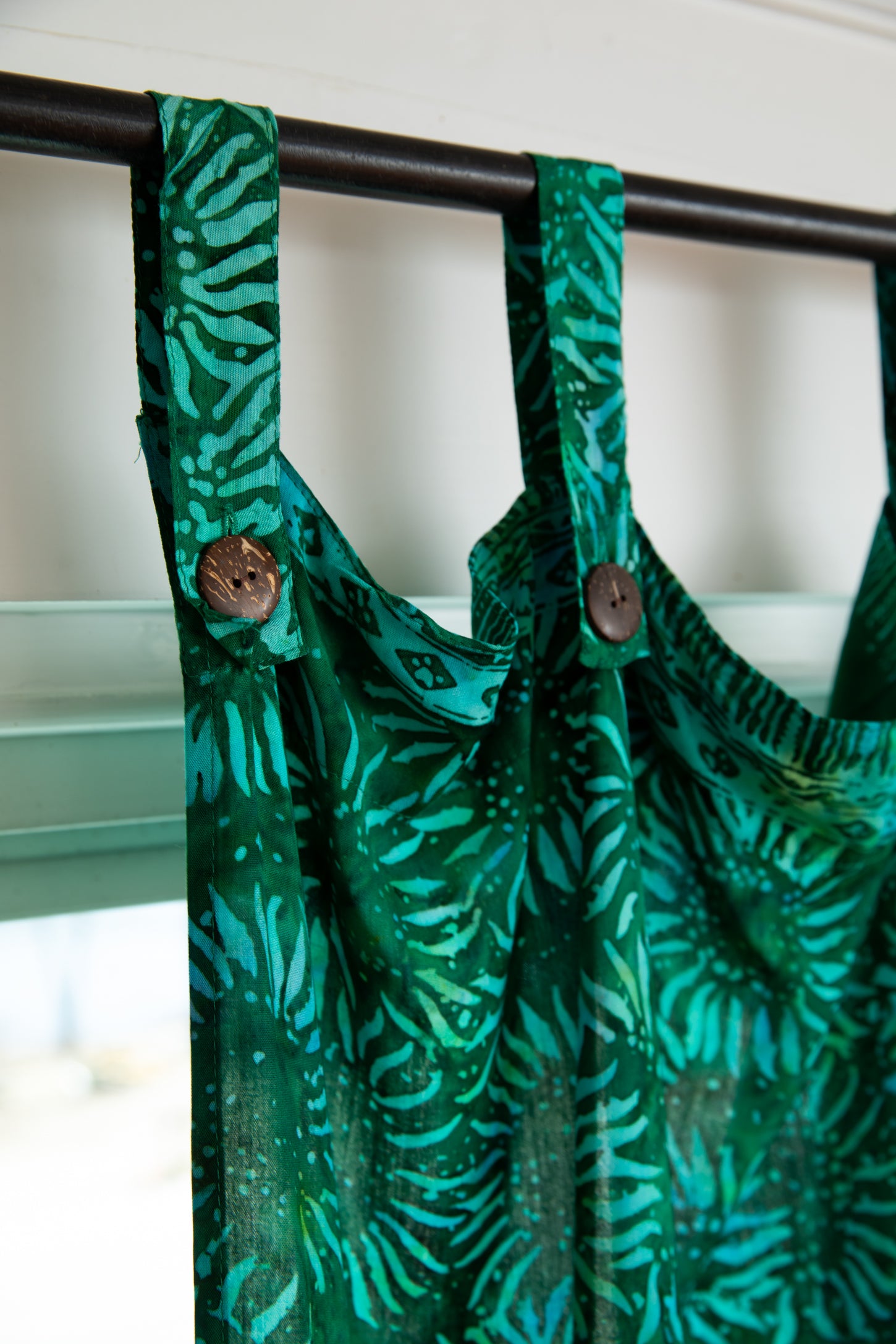Batik Curtain Panel