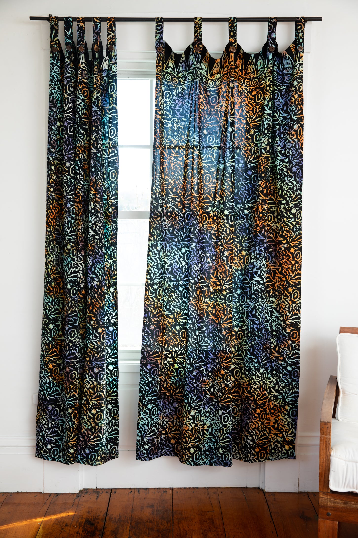 Batik Curtain Panel