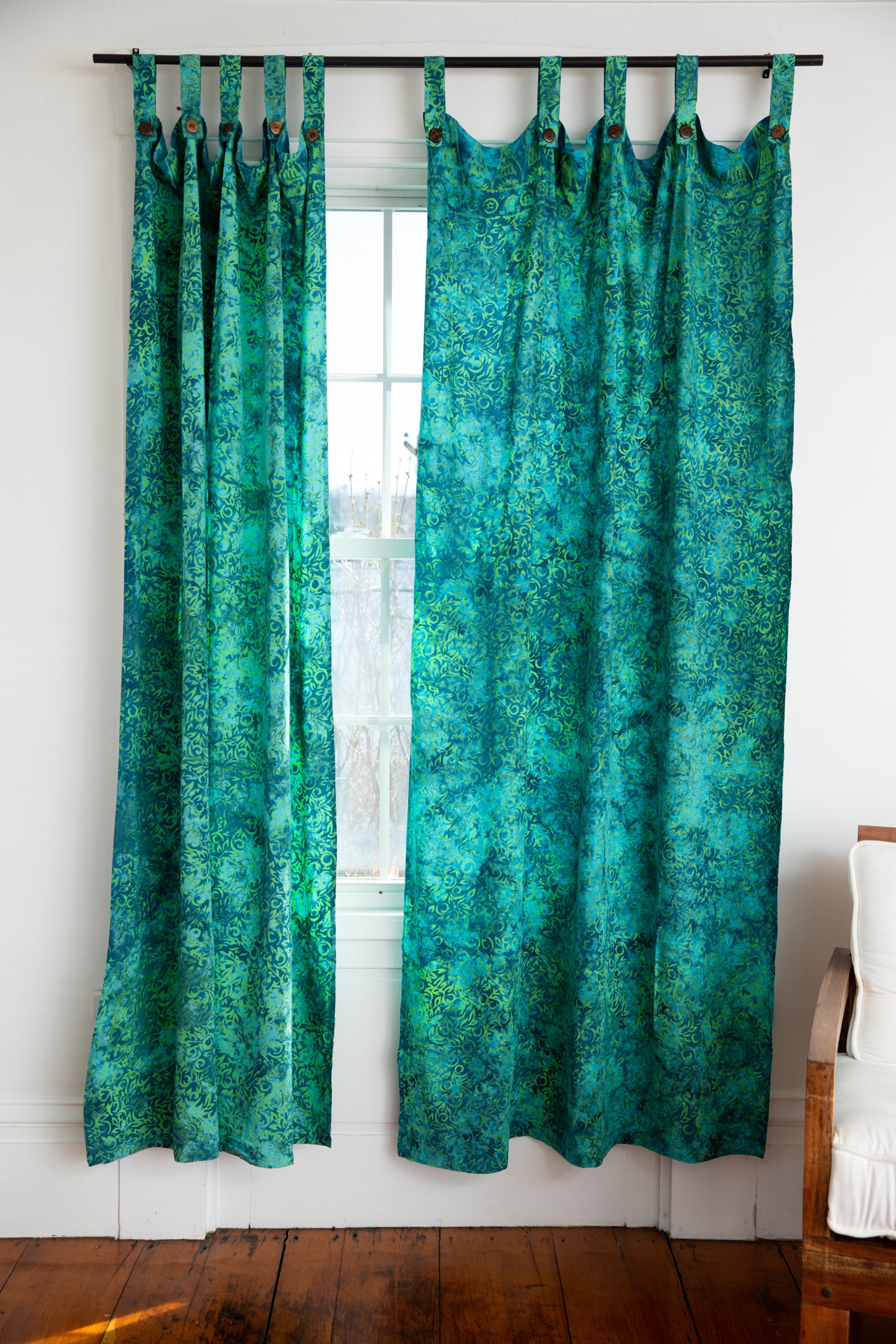 Batik Curtain Panel