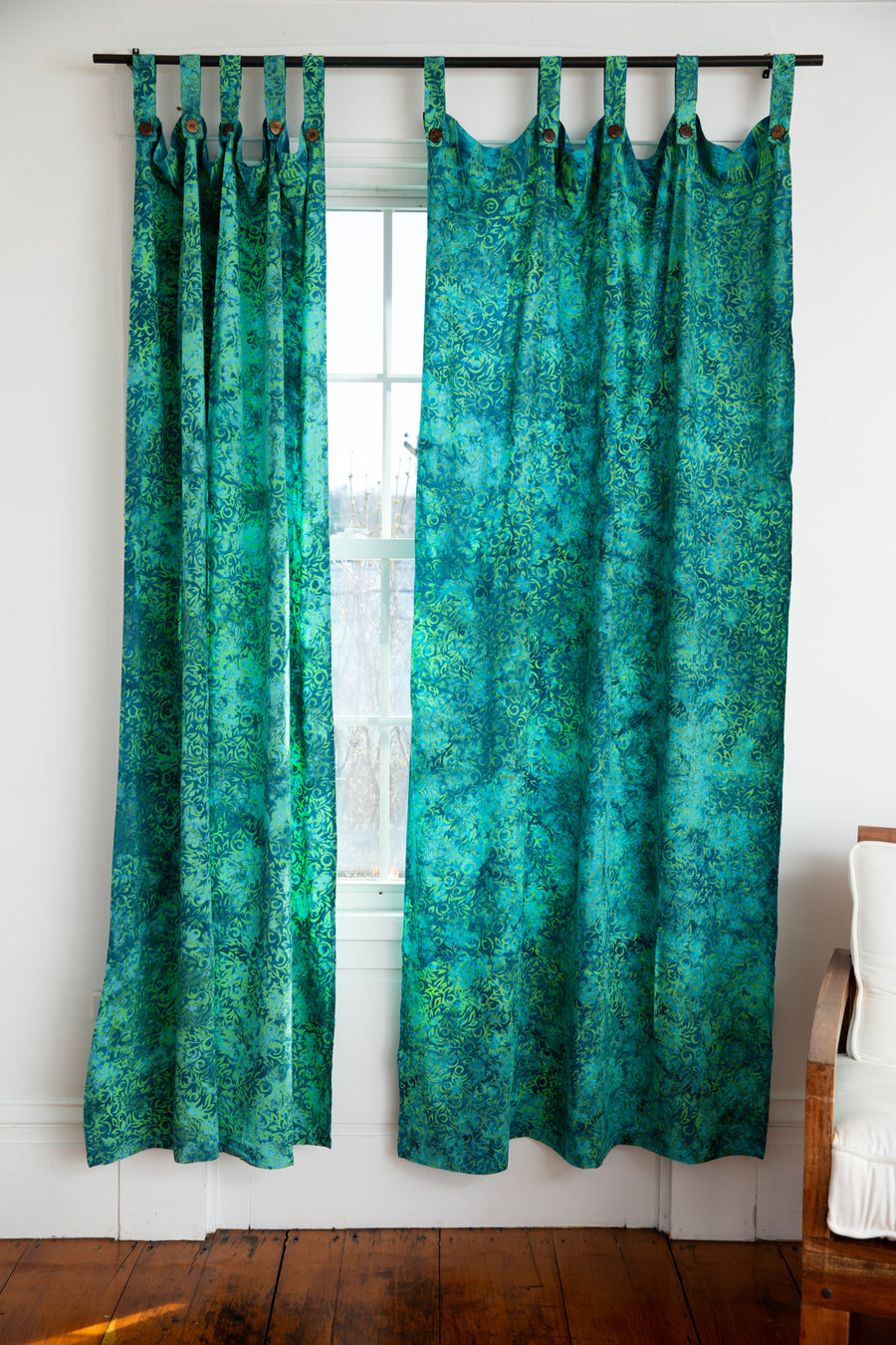 Batik Curtain Panel