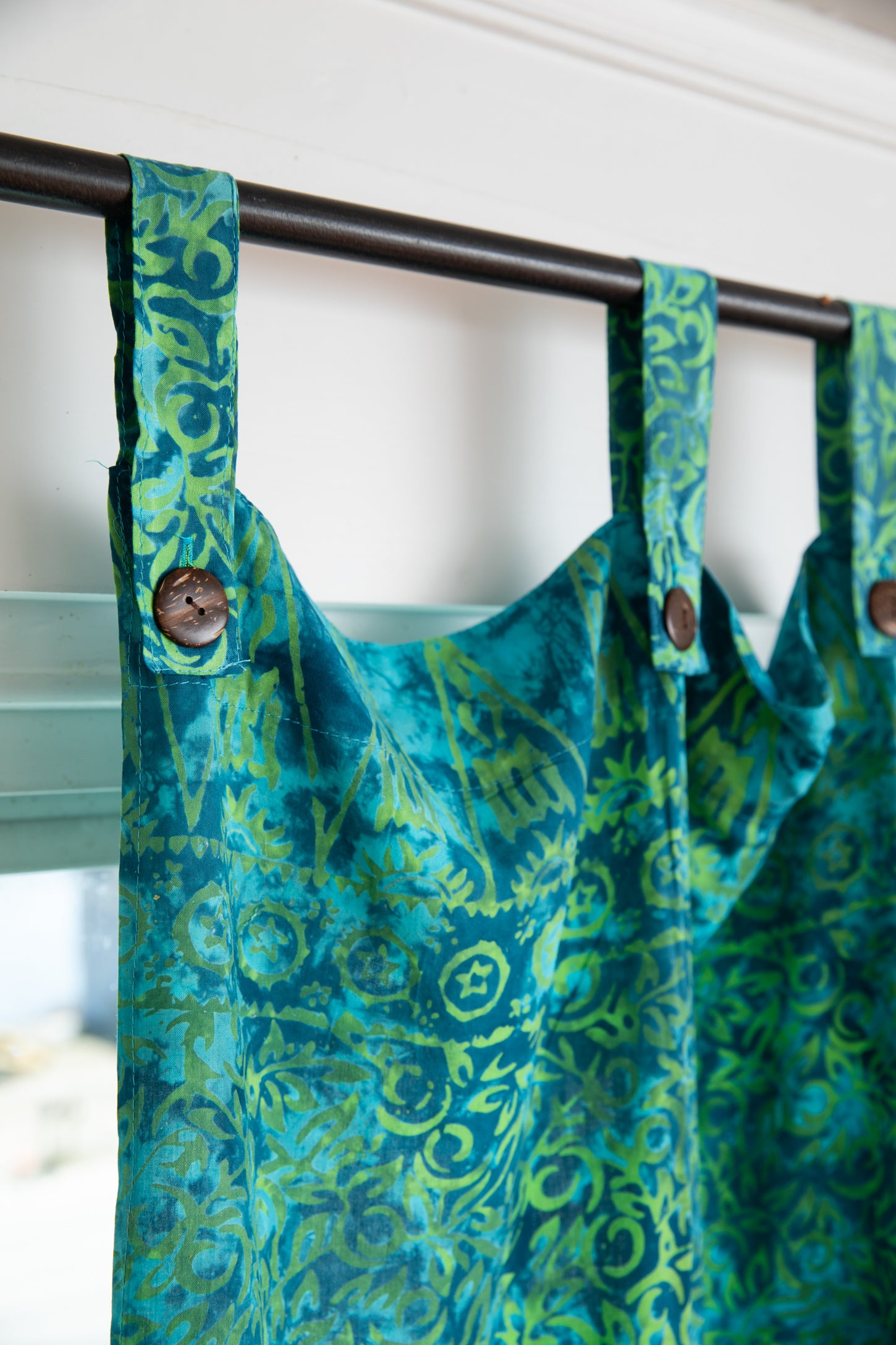 Batik Curtain Panel