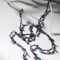 Beaded Gemstone Glasses Lanyard