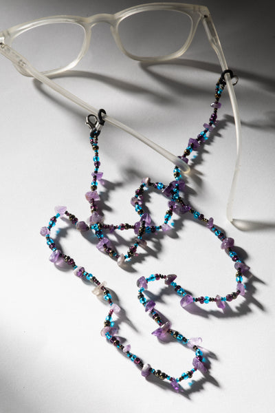 Beaded eyeglass lanyard sales