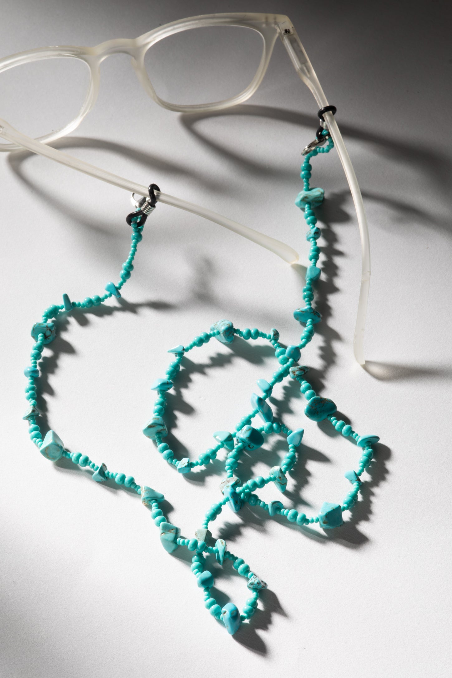 Beaded Gemstone Glasses Lanyard · Mexicali Blues