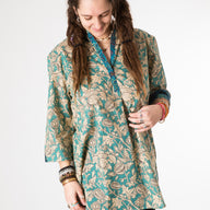 Bella Block Print Kurta Tunic