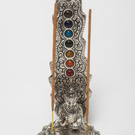 Buddha On Lotus Incense Burner