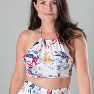 Casey Cropped Halter Top