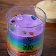 Chakra Crystals Candle