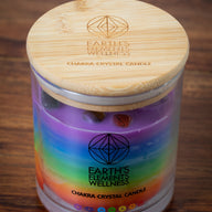 Chakra Crystals Candle