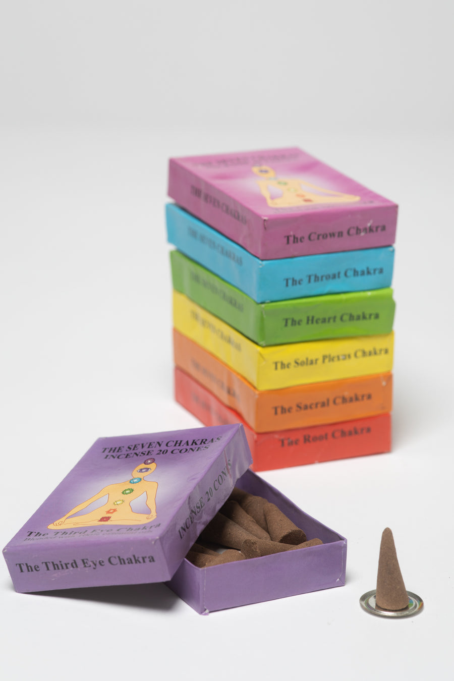 Chakra Gift Set Cone Incense