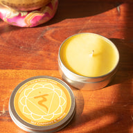 Chakra Travel Tin Candle