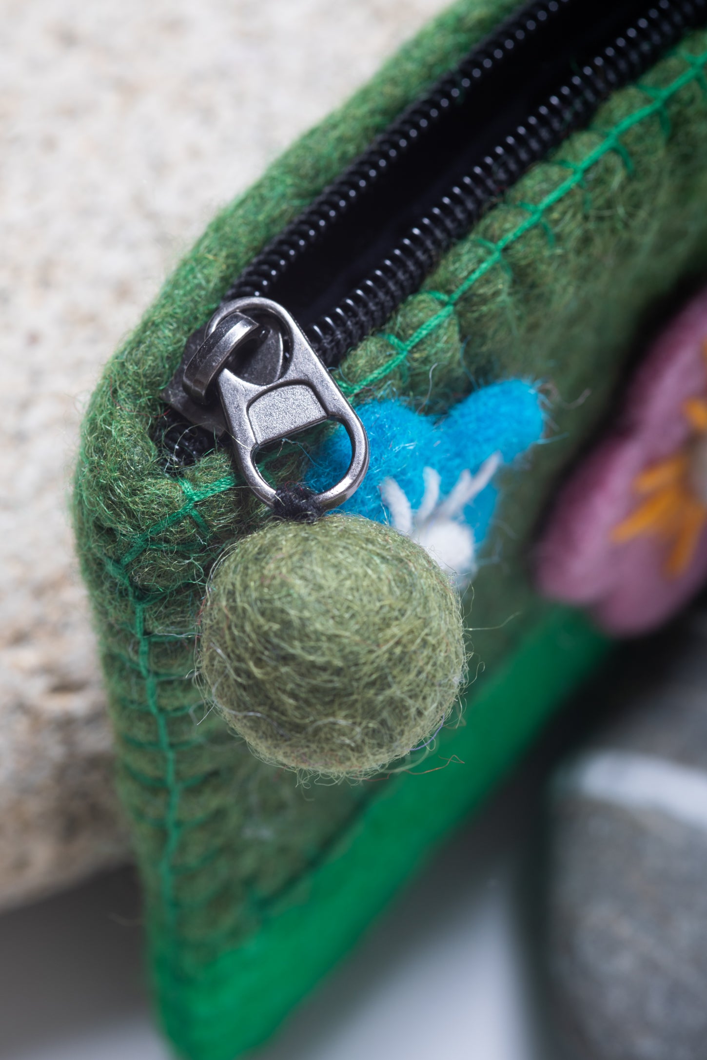 Colorful Felt Coin Purse