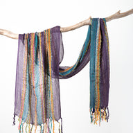 Confetti Stripe Lightweight Scarf