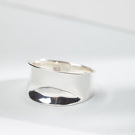 Curved Sterling Band