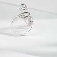 Double Curl Sterling Ring