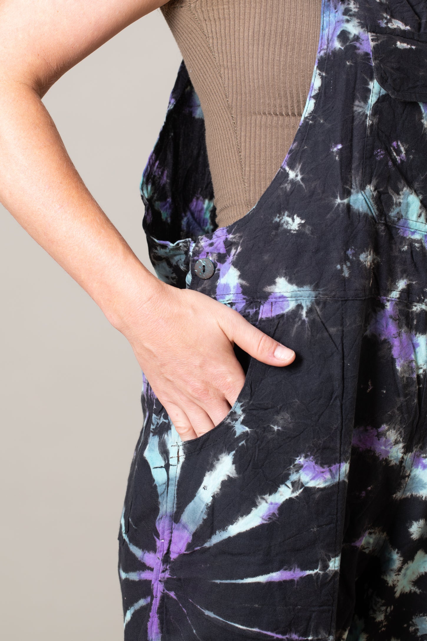 Dupree Tie Dye Overalls