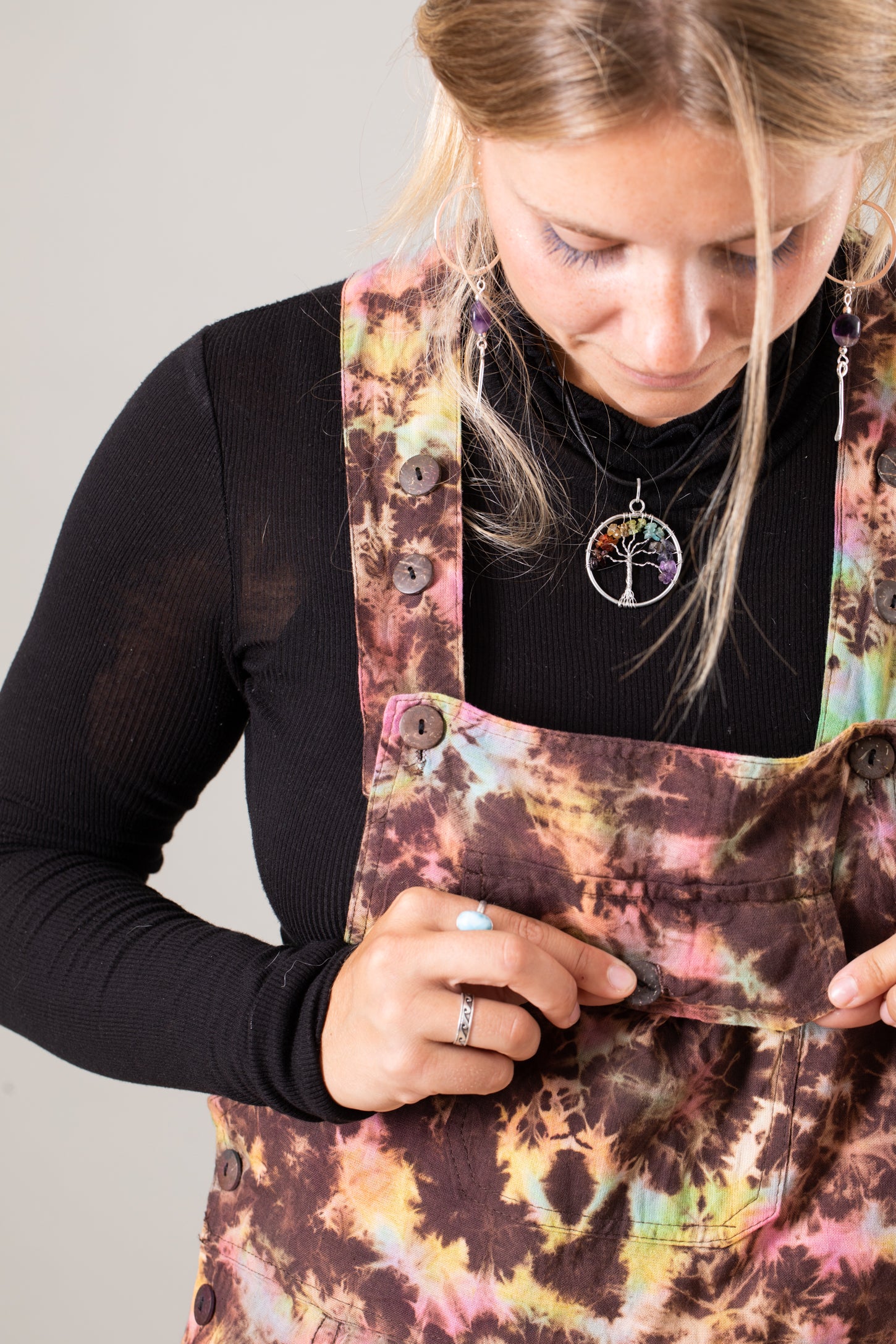 Dupree Tie Dye Overalls
