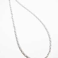 Figaro Chain Sterling Silver Necklace