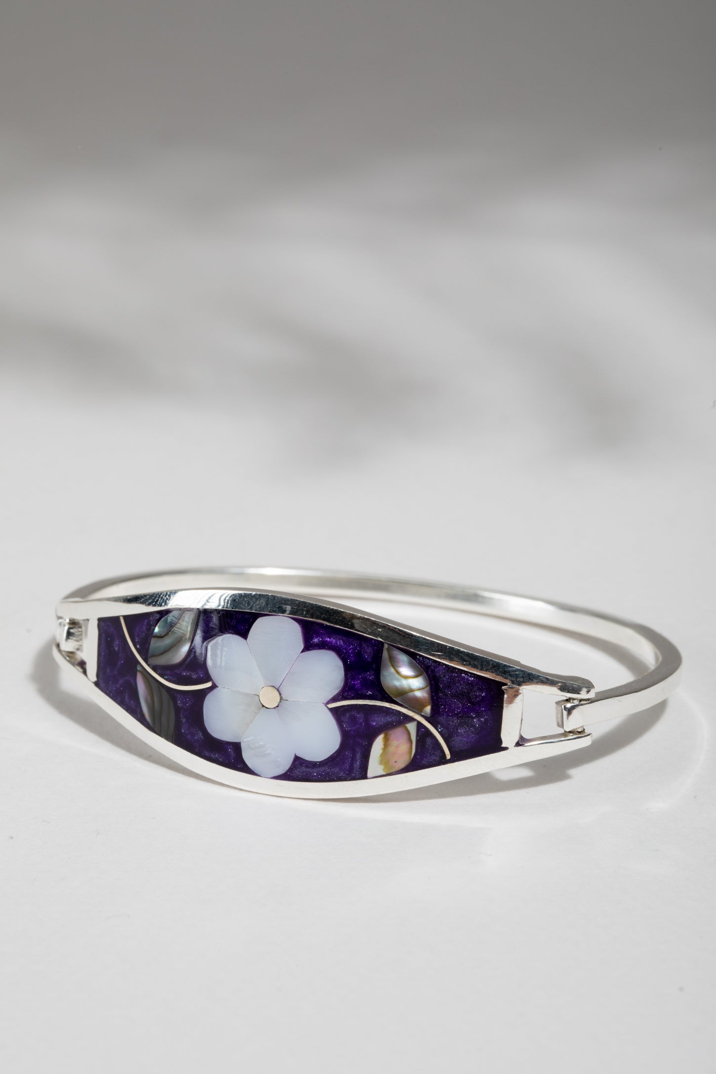 Alpaca clearance abalone bracelet