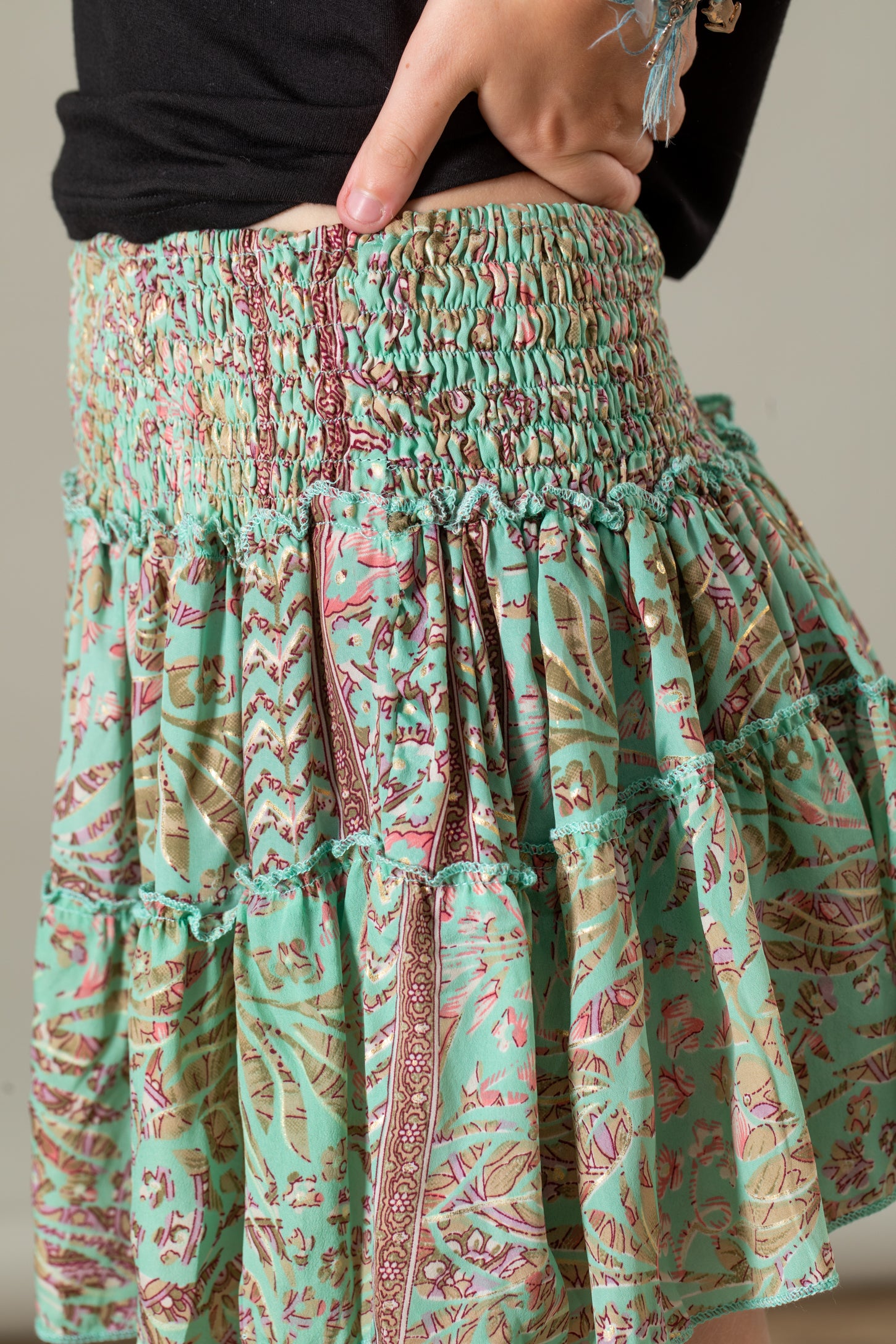 Flower child skirt top