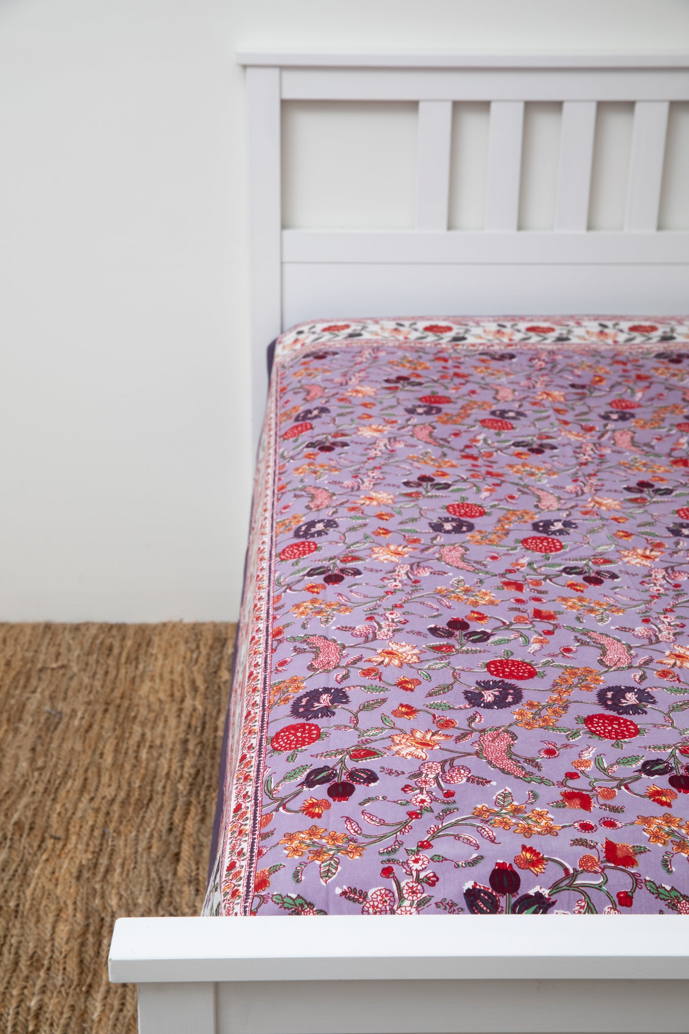 lavender flower tapestry Flower Festival Provincial Block Print Tapestry