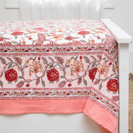 Flower Festival Provincial Block Print Tapestry