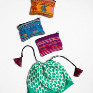 Guatemalan Woven Coin Purse Trio